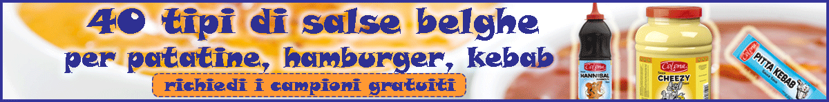 40 tipi di salse belghe per patatine, hamburger, kebab